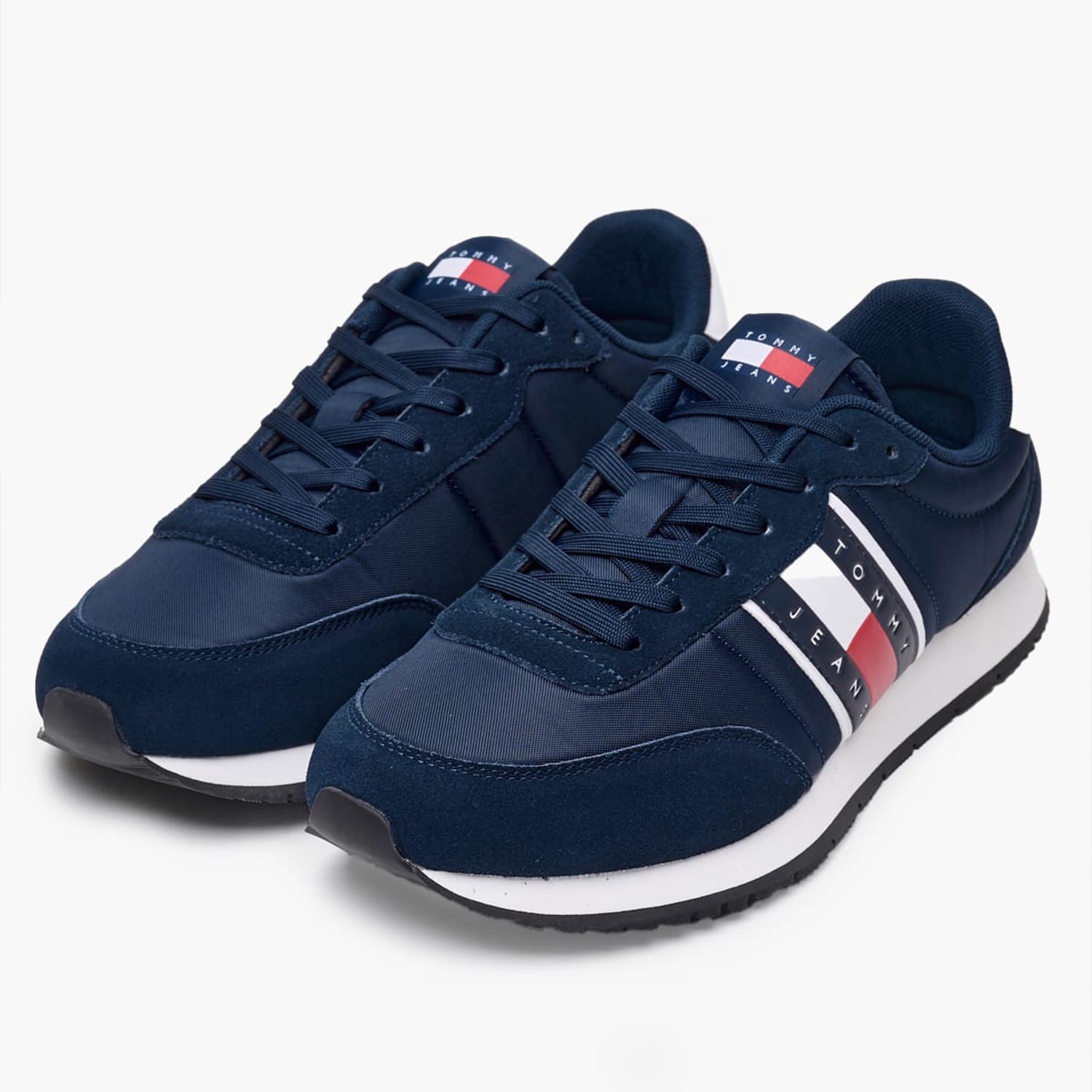 Men Casual Shoes Tjm.Rnr Blue Buckskin-Fabric Tommy Hilfiger Men Casual Shoes Tjm.Rnr Blue Buckskin-Fabric Tommy Hilfiger
