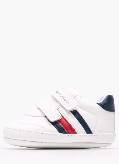 Παιδικά Μποτάκια L.Bootie Κίτρινο ECOleather Tommy Hilfiger