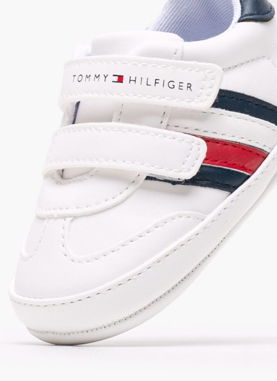 Παιδικά Μποτάκια L.Bootie Κίτρινο ECOleather Tommy Hilfiger