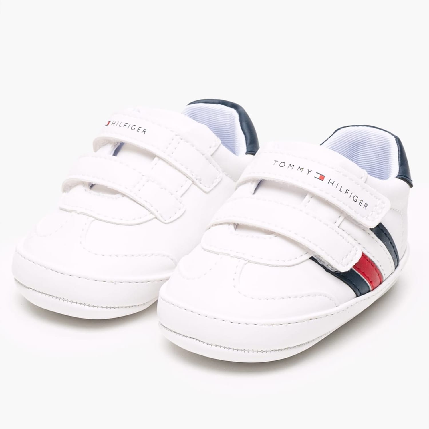 Παιδικά Παπούτσια Casual Velcro.Stripes.Lc Άσπρο ECOleather Tommy Hilfiger Παιδικά Παπούτσια Casual Velcro.Stripes.Lc Άσπρο ECOleather Tommy Hilfiger