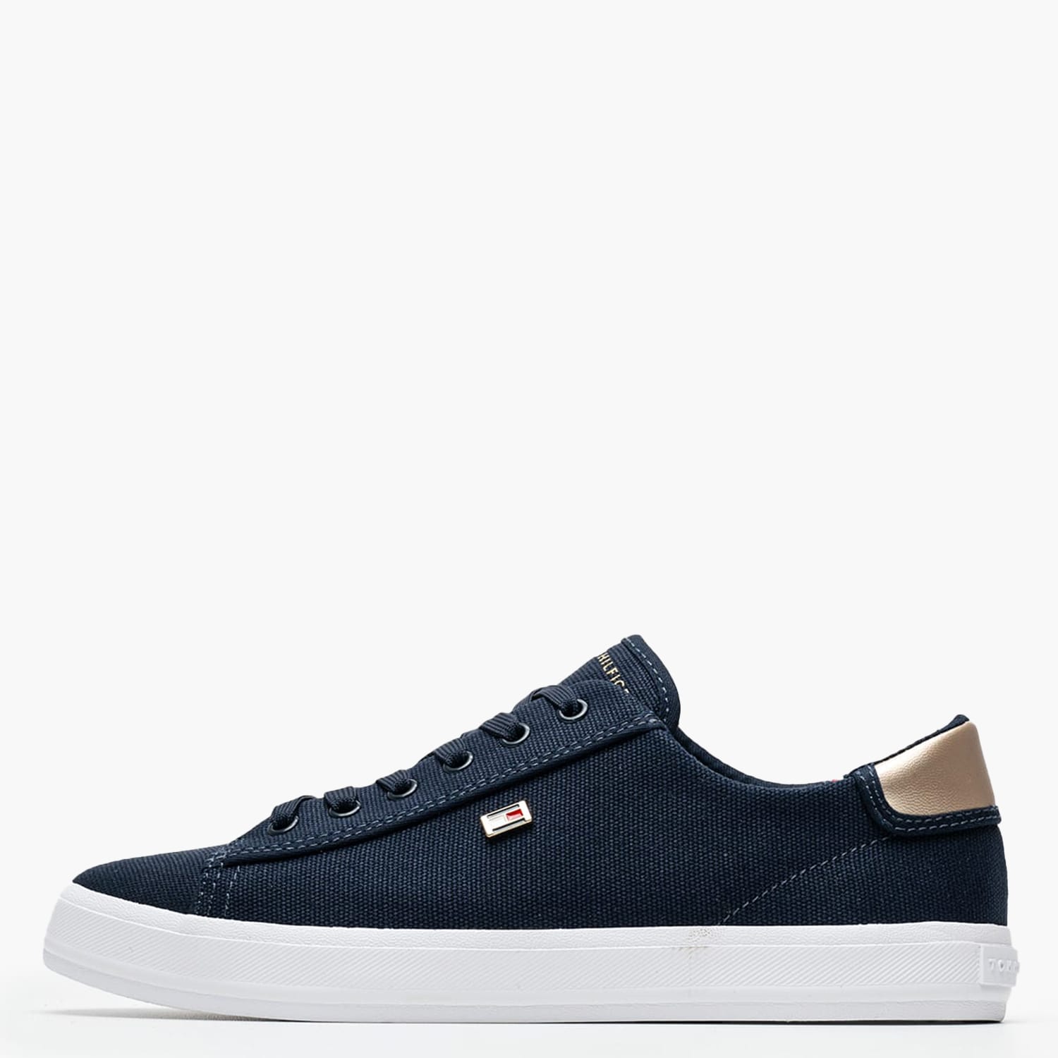 Γυναικεία Παπούτσια Casual Vlc.Canvas Μπλε Ύφασμα Tommy Hilfiger