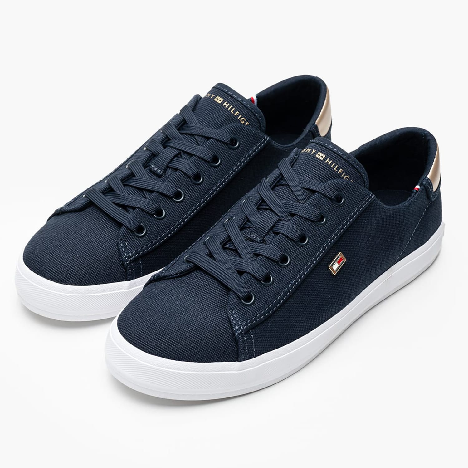 Γυναικεία Παπούτσια Casual Vlc.Canvas Μπλε Ύφασμα Tommy Hilfiger Γυναικεία Παπούτσια Casual Vlc.Canvas Μπλε Ύφασμα Tommy Hilfiger