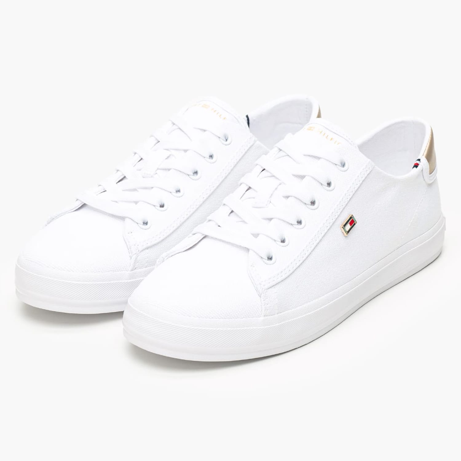 Γυναικεία Παπούτσια Casual Vlc.Canvas Άσπρο Ύφασμα Tommy Hilfiger Γυναικεία Παπούτσια Casual Vlc.Canvas Άσπρο Ύφασμα Tommy Hilfiger