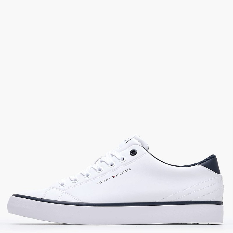 Men Casual Shoes Vulc.Core White Leather Tommy Hilfiger