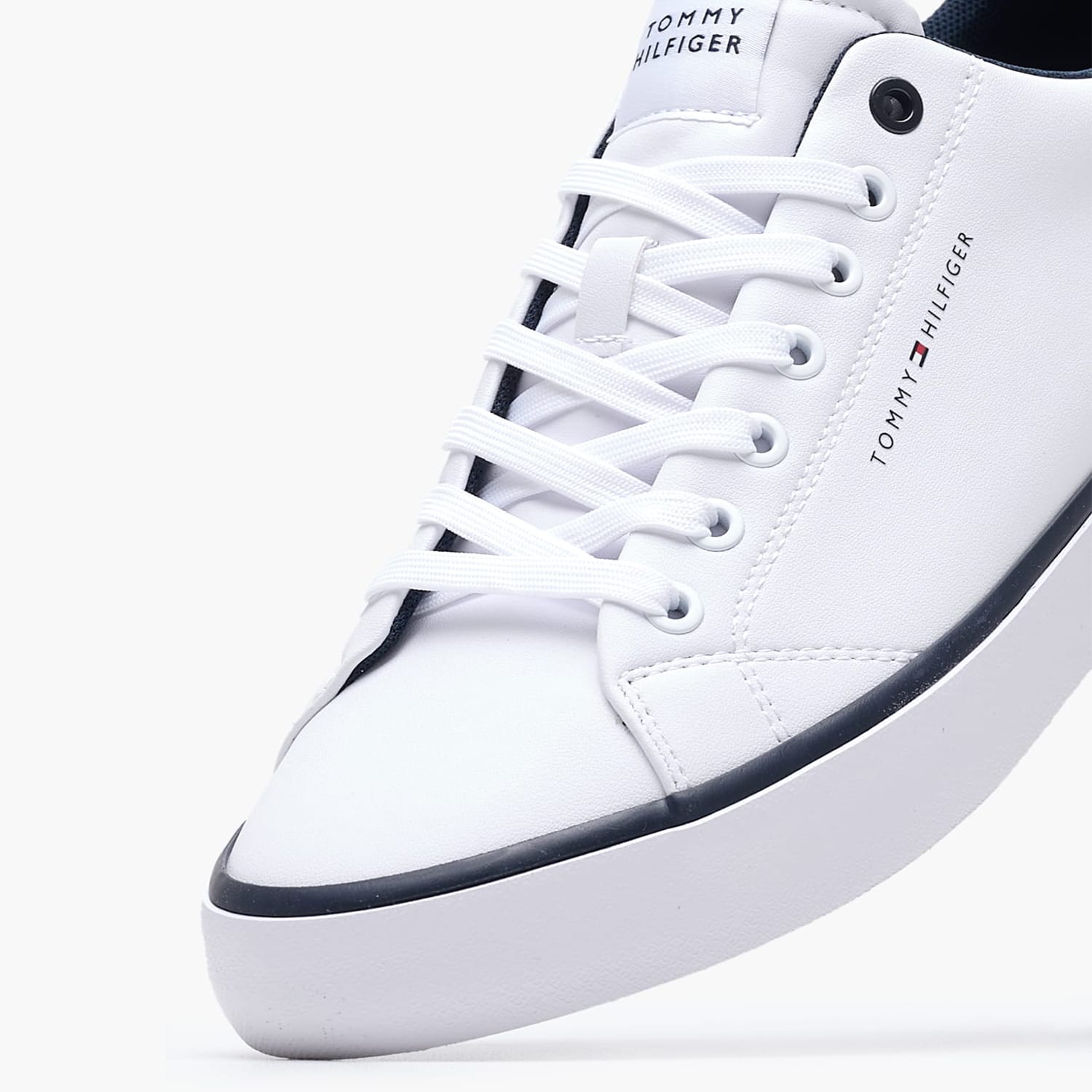 Ανδρικά Παπούτσια Casual Vulc.Core Άσπρο Δέρμα Tommy Hilfiger
