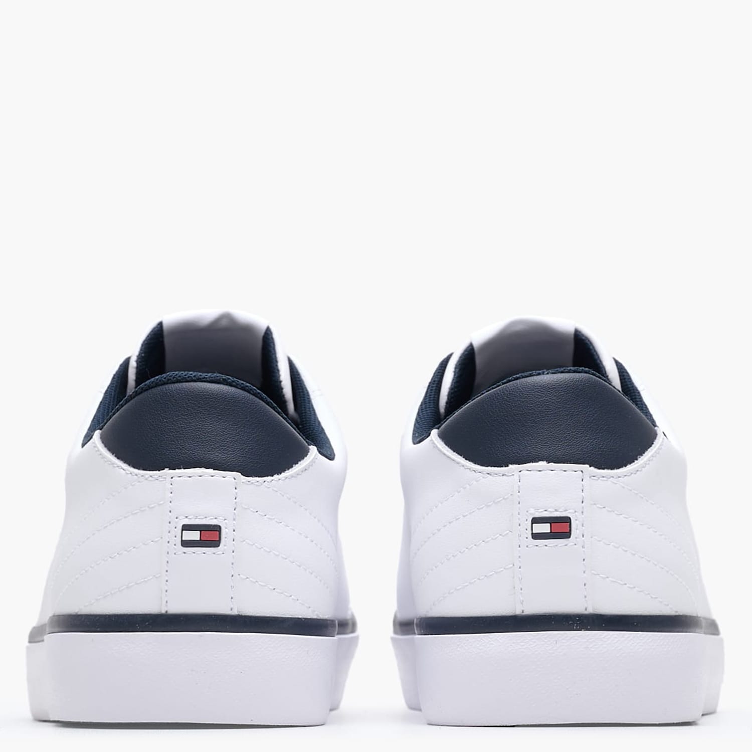 Men Casual Shoes Vulc.Core White Leather Tommy Hilfiger