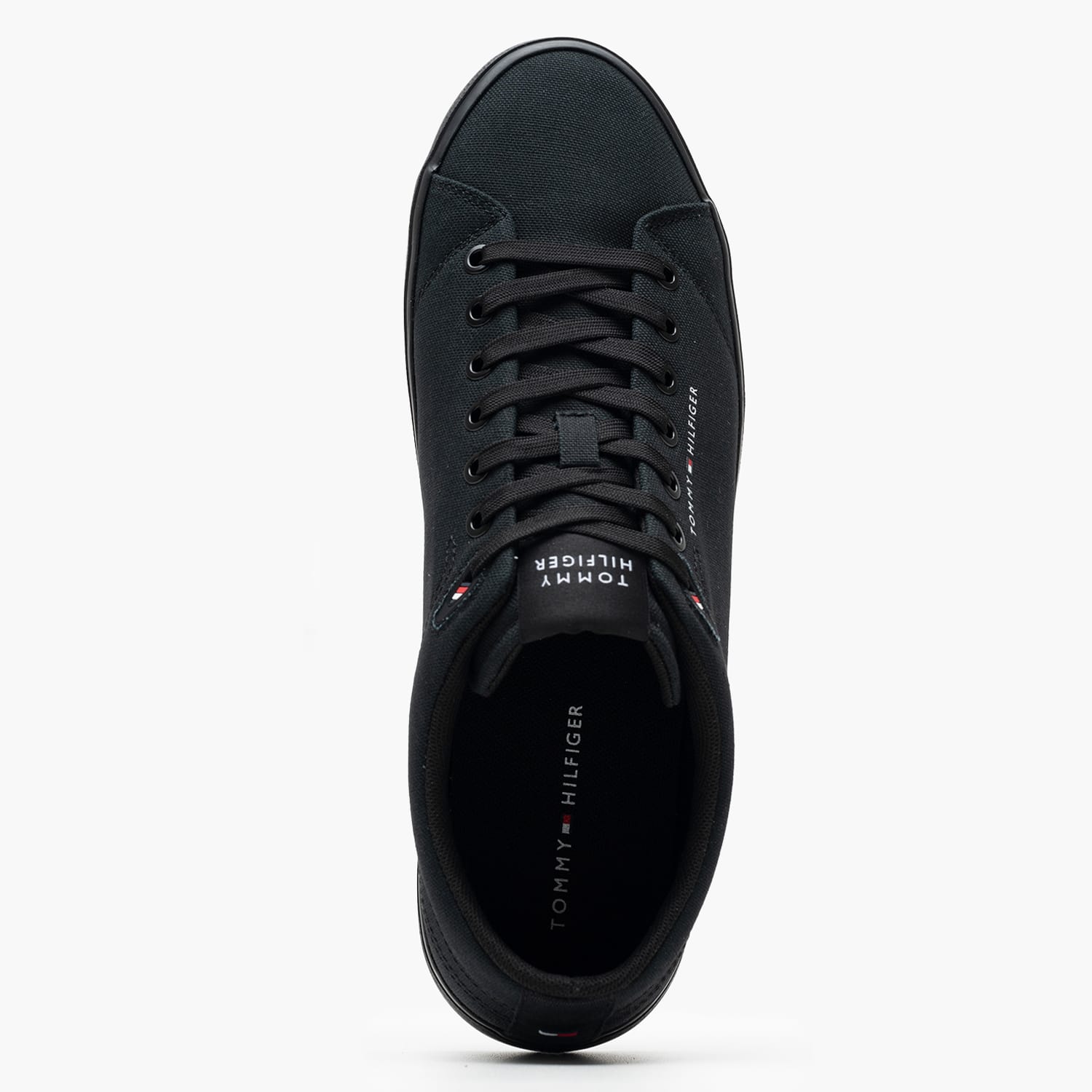 Ανδρικά Παπούτσια Casual Vulc.L.Canvas Μαύρο Ύφασμα Tommy Hilfiger Ανδρικά Παπούτσια Casual Vulc.L.Canvas Μαύρο Ύφασμα Tommy Hilfiger