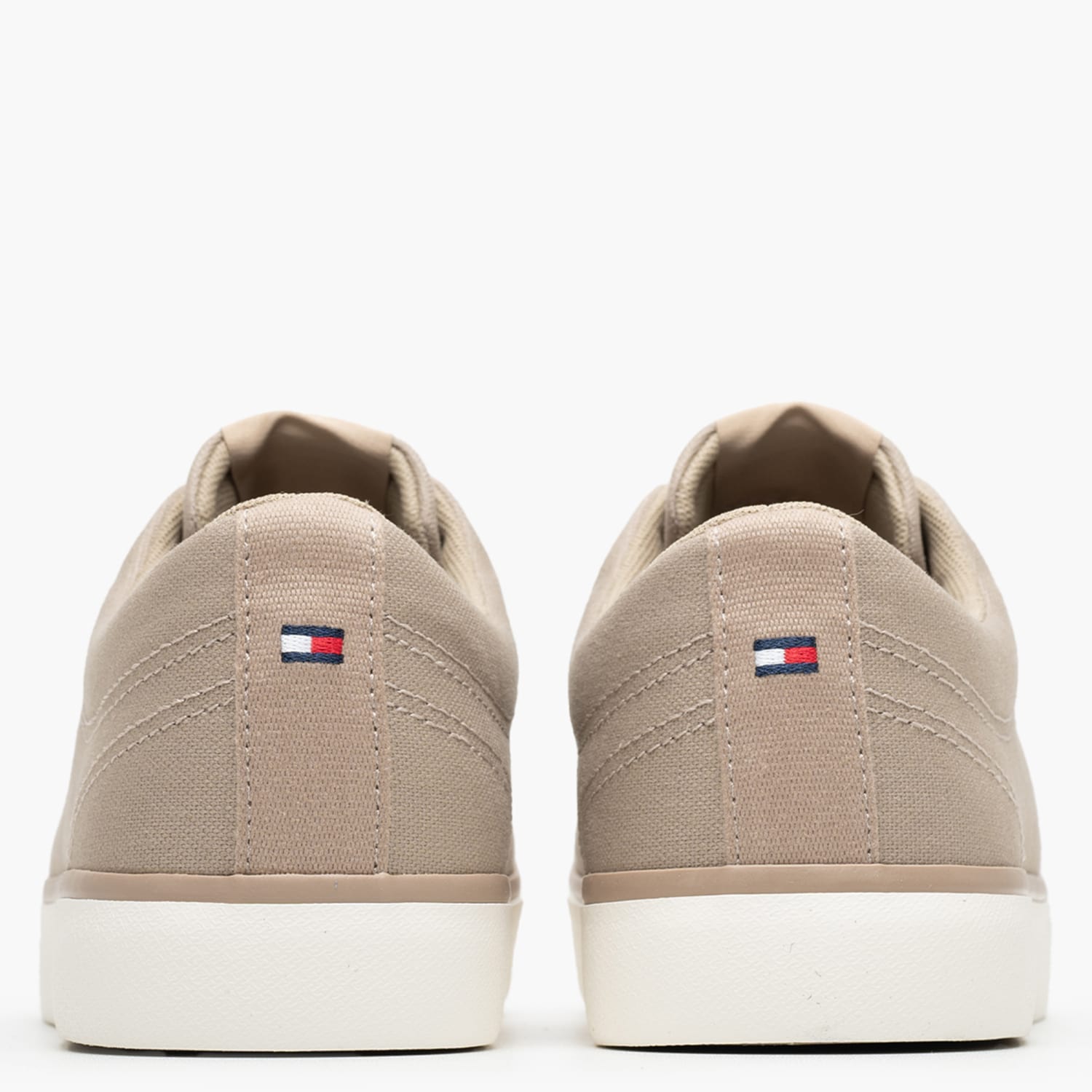 Ανδρικά Παπούτσια Casual Vulc.L.Canvas Μπεζ Ύφασμα Tommy Hilfiger Ανδρικά Παπούτσια Casual Vulc.L.Canvas Μπεζ Ύφασμα Tommy Hilfiger