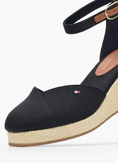 Γυναικεία Παπούτσια Casual Basket.Ess Άσπρο Δέρμα Tommy Hilfiger