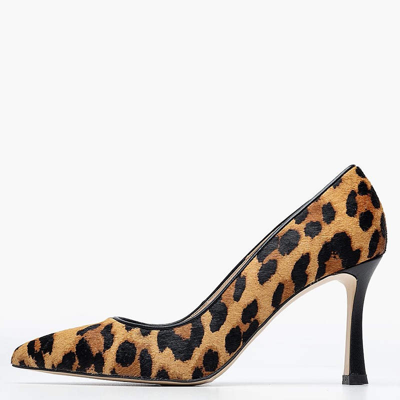 Γυναικείες Γόβες & Peeptoes Ψηλές 2452.74930 Leopard Pony Mortoglou