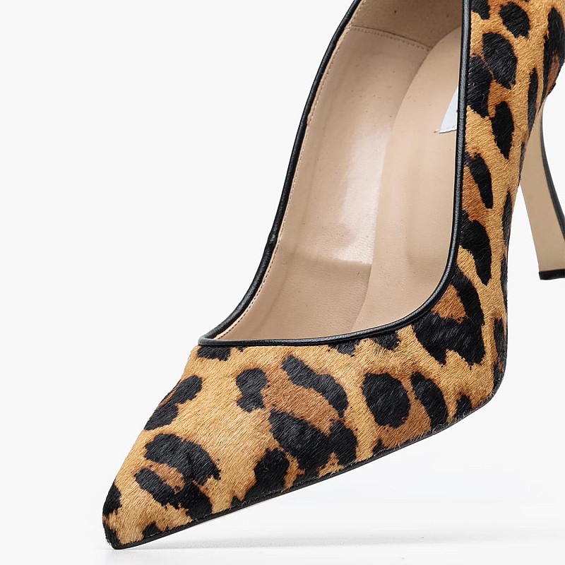 Γυναικείες Γόβες & Peeptoes Ψηλές 2452.74930 Leopard Pony Mortoglou