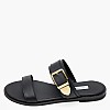 Women Flats 2533.02004 Black Leather Mortoglou Women Flats 2533.02004 Black Leather Mortoglou