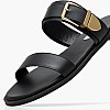 Women Flats 2533.02004 Black Leather Mortoglou Women Flats 2533.02004 Black Leather Mortoglou