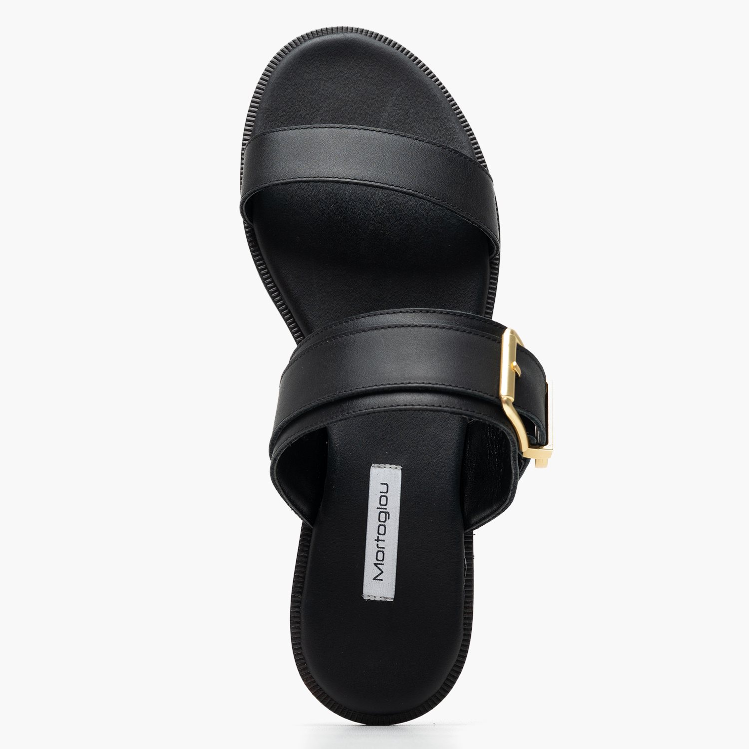 Women Flats 2533.02004 Black Leather Mortoglou Women Flats 2533.02004 Black Leather Mortoglou