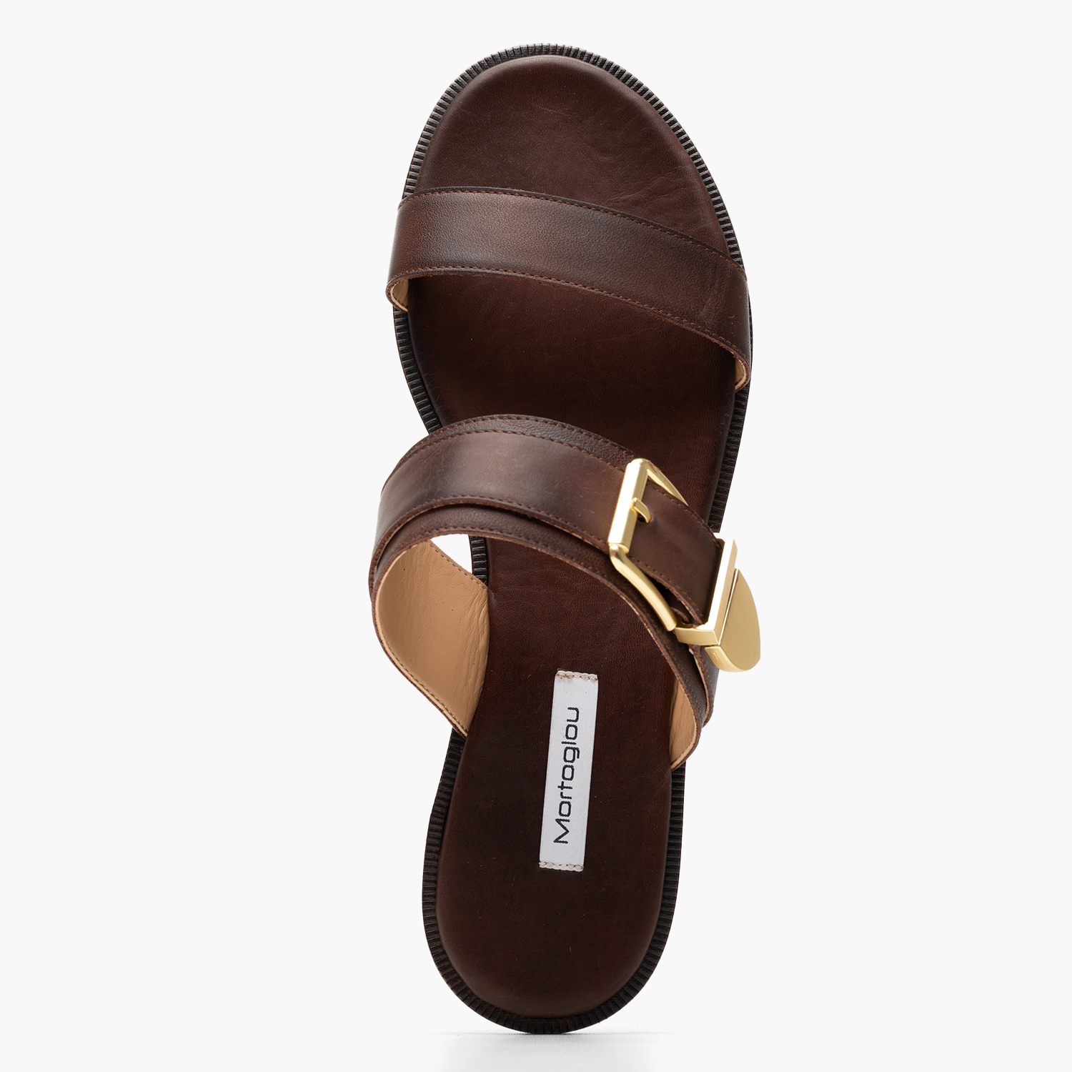 Women Flats 2533.02004 Brown Leather Mortoglou Women Flats 2533.02004 Brown Leather Mortoglou