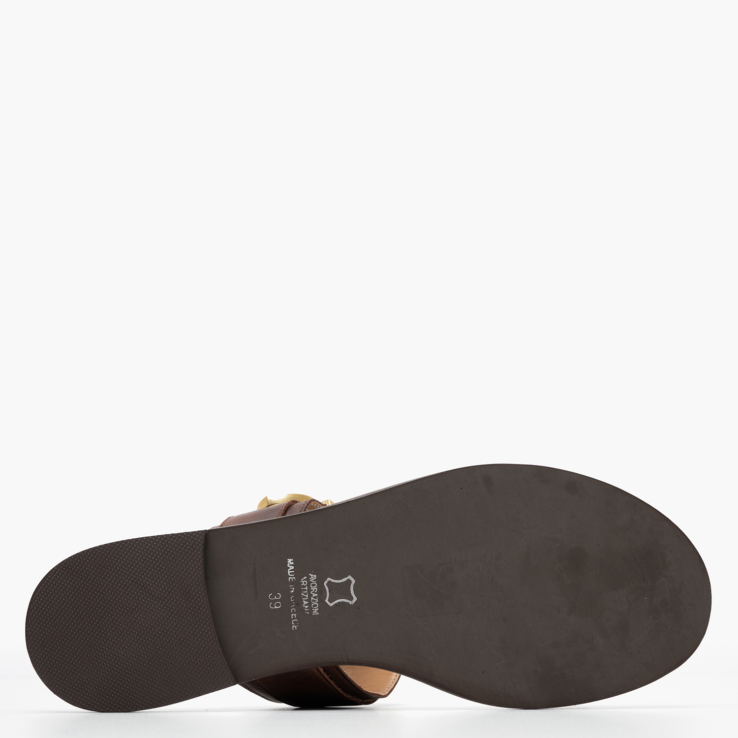 Women Flats 2533.02004 Brown Leather Mortoglou Women Flats 2533.02004 Brown Leather Mortoglou