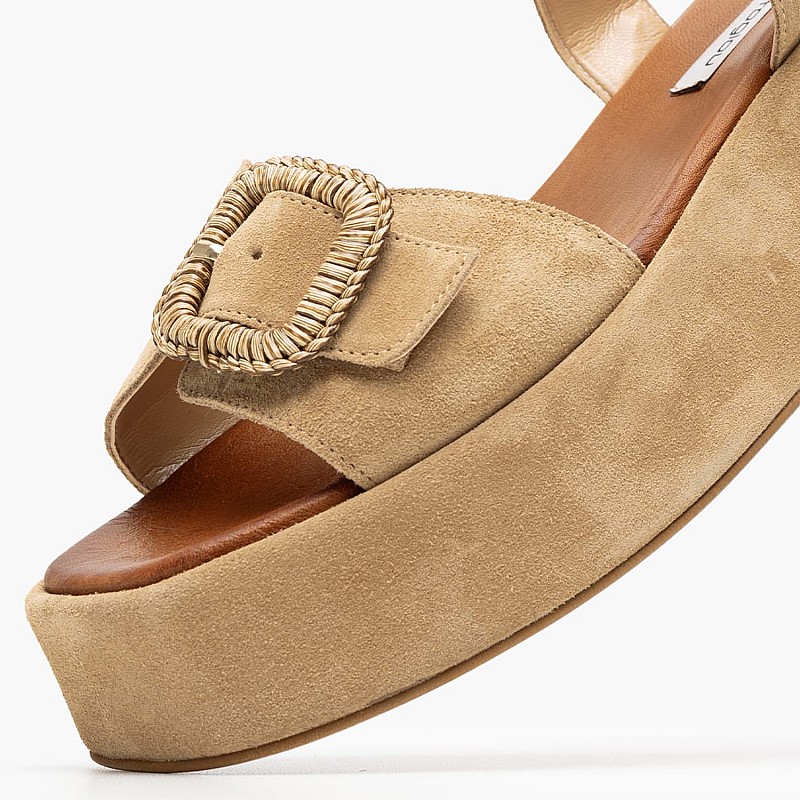 Women Platforms Low 2540.27107 Tabba Buckskin Mortoglou