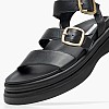 Women Platforms Low 2541.02306 Black Leather Mortoglou Women Platforms Low 2541.02306 Black Leather Mortoglou