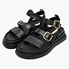 Women Platforms Low 2541.02306 Black Leather Mortoglou Women Platforms Low 2541.02306 Black Leather Mortoglou