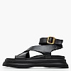 Women Flats 2541.02318 Black Leather Mortoglou Women Flats 2541.02318 Black Leather Mortoglou