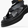 Women Flats 2541.02318 Black Leather Mortoglou Women Flats 2541.02318 Black Leather Mortoglou