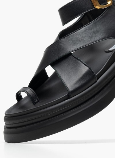 Γυναικεία Παπούτσια Casual Blader.One Μαύρο ECOleather Buffalo