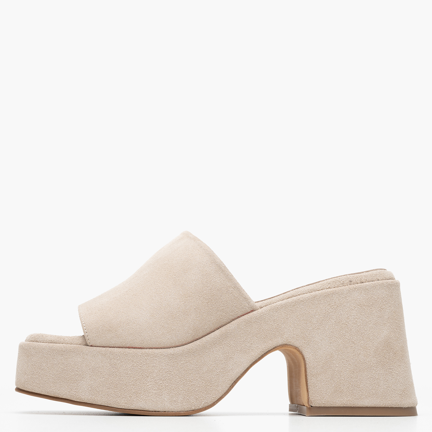 Women Mules 2544.53407 Beige Buckskin Mortoglou