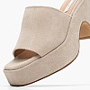 Women Mules 2544.53407 Beige Buckskin Mortoglou