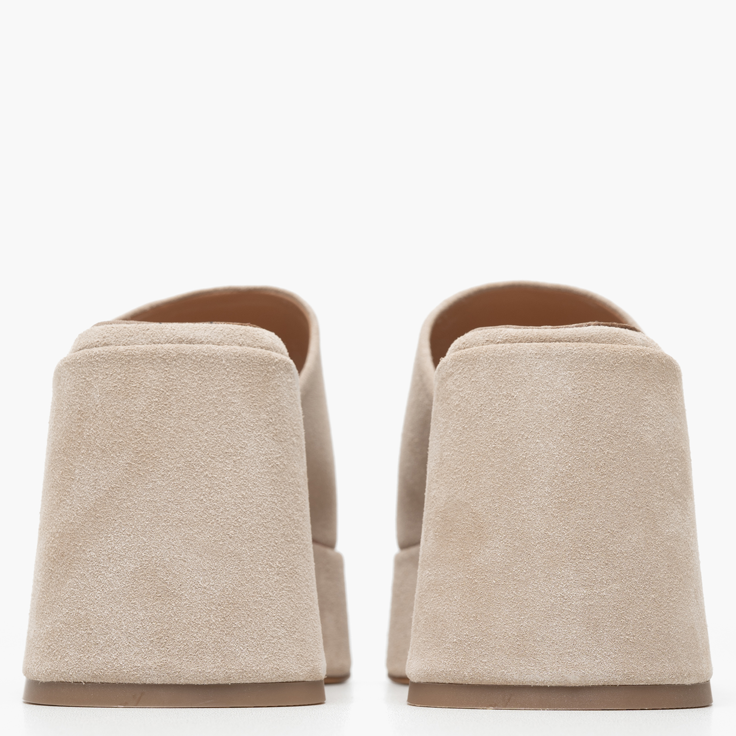Women Mules 2544.53407 Beige Buckskin Mortoglou