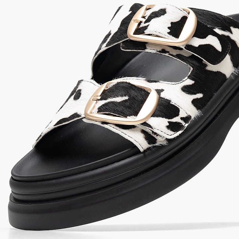 Γυναικεία Flats 2545.02314 Μαύρο Pony Mortoglou