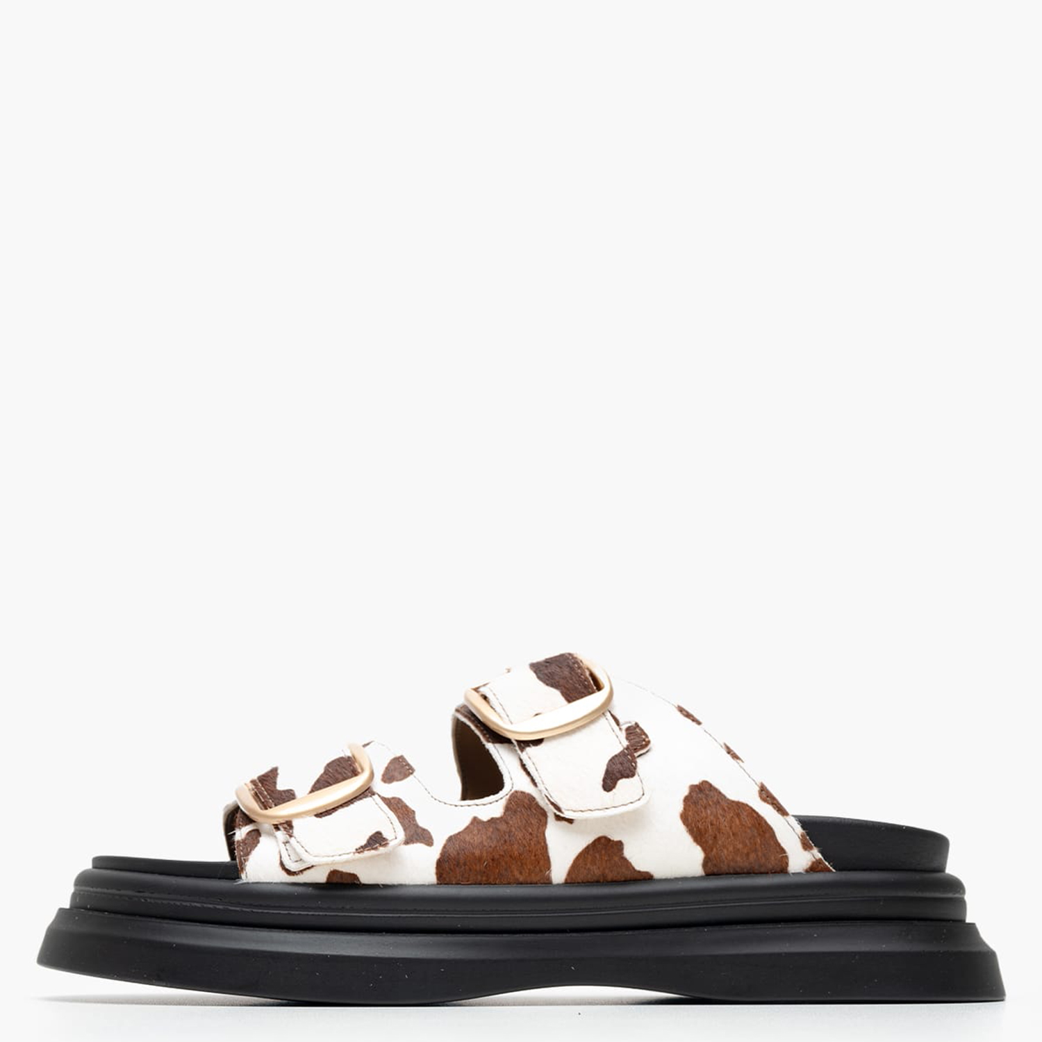 Γυναικεία Flats 2545.02314 Καφέ Pony Mortoglou