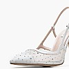 Γυναικείες Γόβες & Peeptoes Ψηλές 2548.1001118 Άσπρο Ύφασμα Mortoglou Γυναικείες Γόβες & Peeptoes Ψηλές 2548.1001118 Άσπρο Ύφασμα Mortoglou