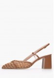 Γυναικείες Γόβες & Peeptoes Χαμηλές 2548.51767 Ταμπά Ψάθα Mortoglou