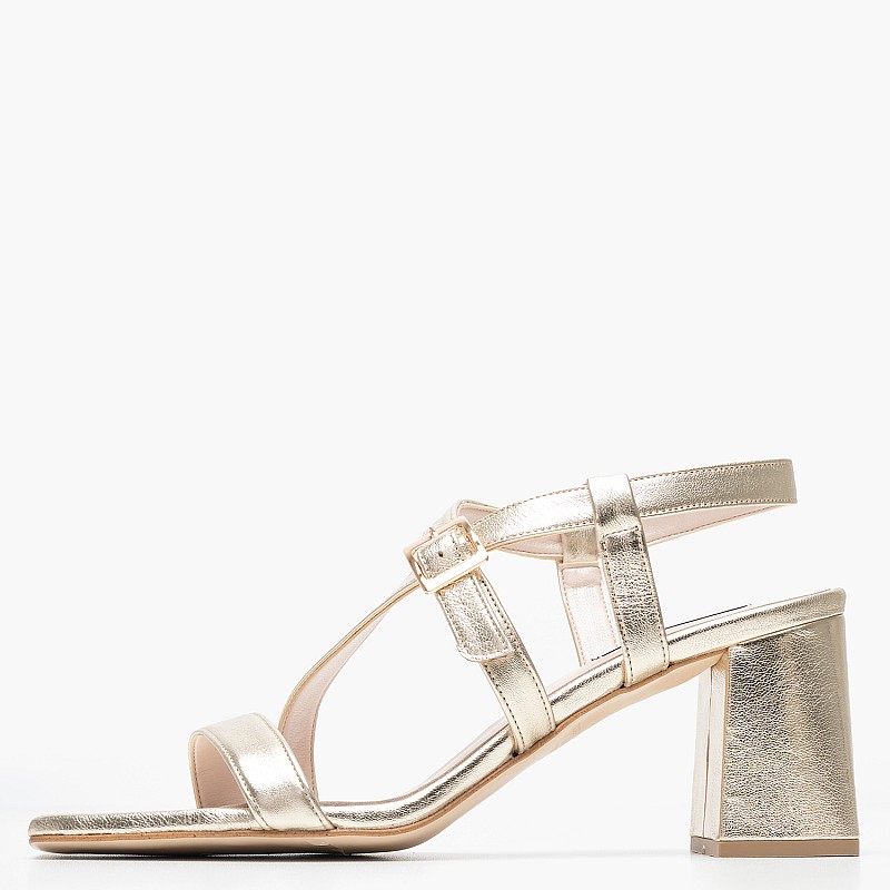 Women Sandals 2548.63548 Platinum Leather Mortoglou