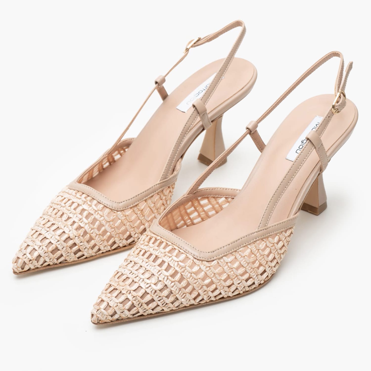 Women Pumps & Peeptoes Low 2548.73879 Beige Mat Mortoglou Women Pumps & Peeptoes Low 2548.73879 Beige Mat Mortoglou