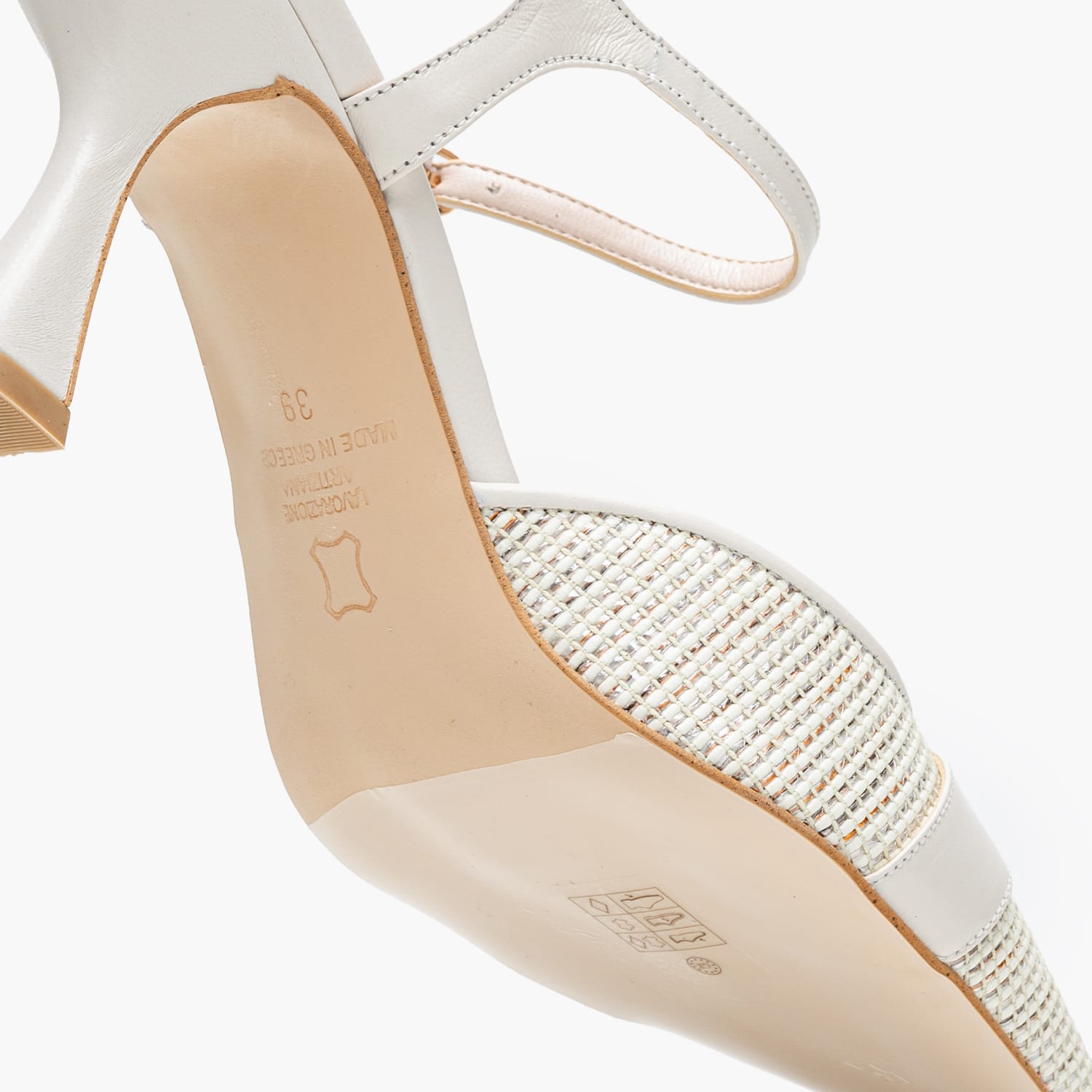 Γόβες & Slingbacks Ψηλές Mortoglou 2548.73891-White
