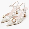 Γόβες & Slingbacks Ψηλές Mortoglou 2548.73891-White