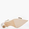 Γόβες & Slingbacks Ψηλές Mortoglou 2548.73891-White
