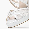 Women Sandals 2552.916128 White Leather Mortoglou Women Sandals 2552.916128 White Leather Mortoglou