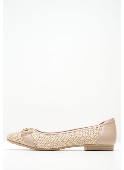 Γυναικείες Μπαλαρίνες Elastic.Ballerina Μαύρο Δέρμα Tommy Hilfiger