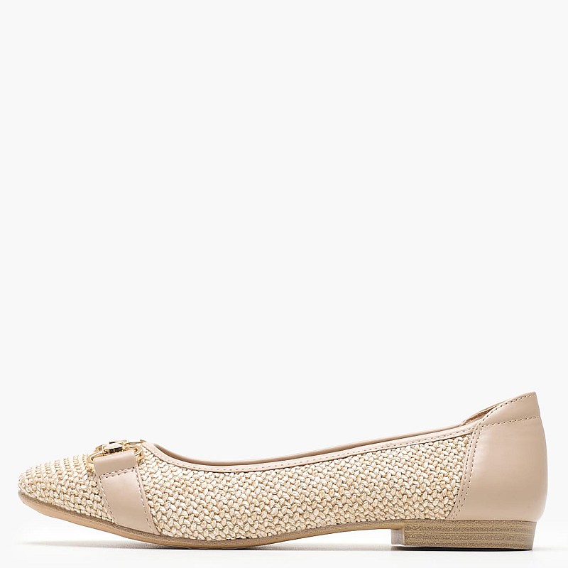 Women Balerinas 22112.N Beige Mat Tamaris