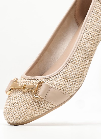 Γυναικείες Μπαλαρίνες Elastic.Ballerina Μαύρο Δέρμα Tommy Hilfiger
