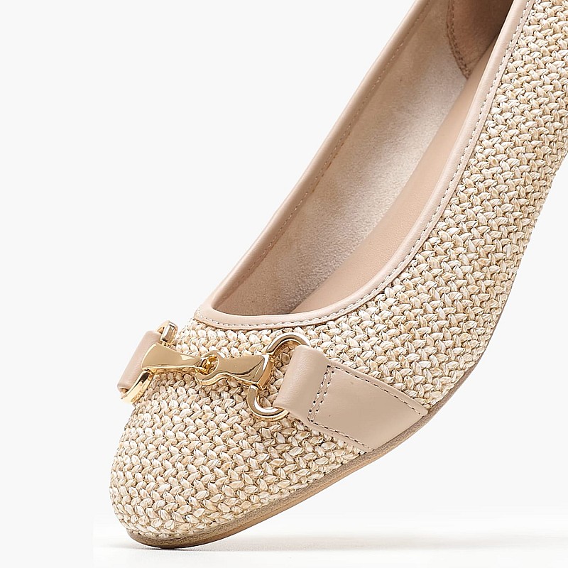 Women Balerinas 22112.N Beige Mat Tamaris