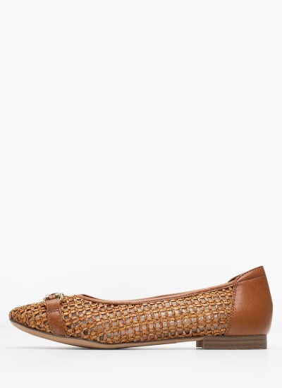 Γυναικείες Πλατφόρμες Χαμηλές 22305 Χρυσό ECOleather Tamaris