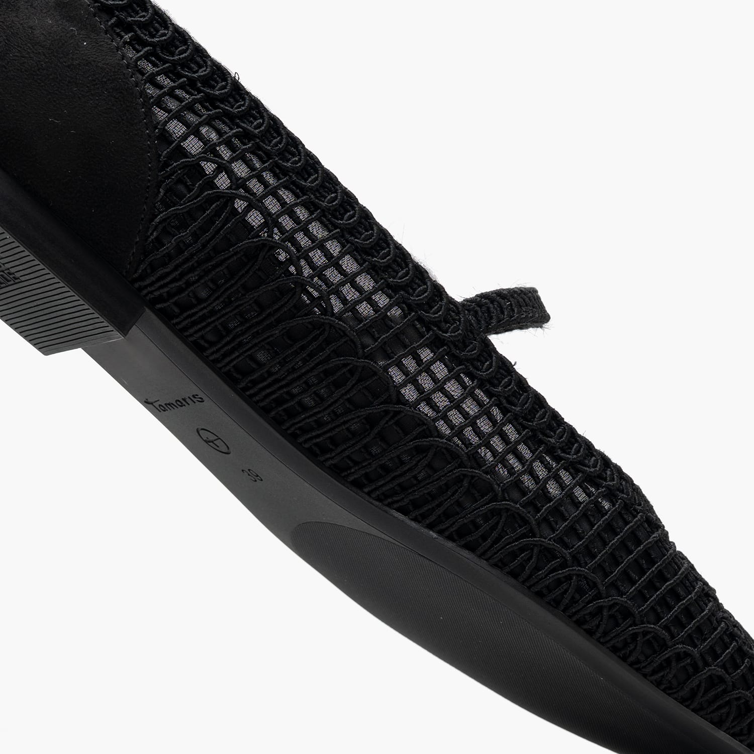 Women Balerinas 22149 Black Fabric Tamaris Women Balerinas 22149 Black Fabric Tamaris