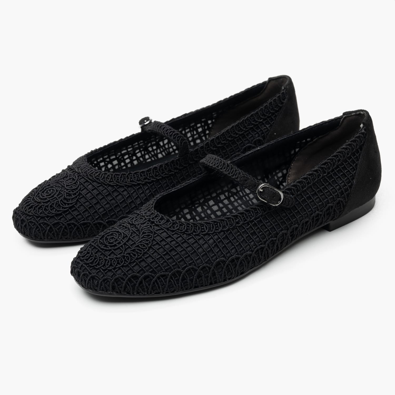 Women Balerinas 22149 Black Fabric Tamaris Women Balerinas 22149 Black Fabric Tamaris