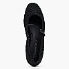 Women Balerinas 22149 Black Fabric Tamaris Women Balerinas 22149 Black Fabric Tamaris