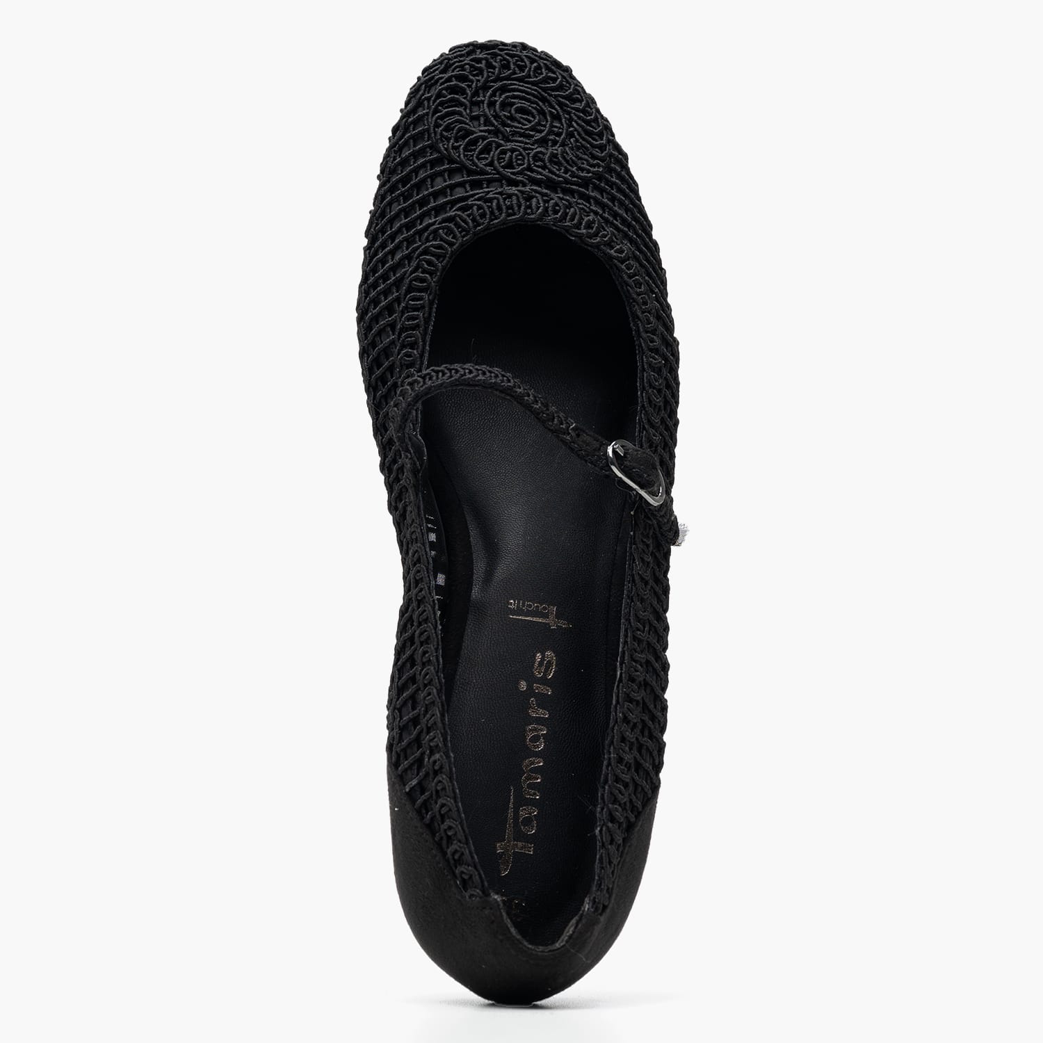 Women Balerinas 22149 Black Fabric Tamaris Women Balerinas 22149 Black Fabric Tamaris
