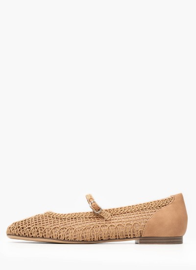 Γυναικείες Πλατφόρμες Χαμηλές 22305 Χρυσό ECOleather Tamaris
