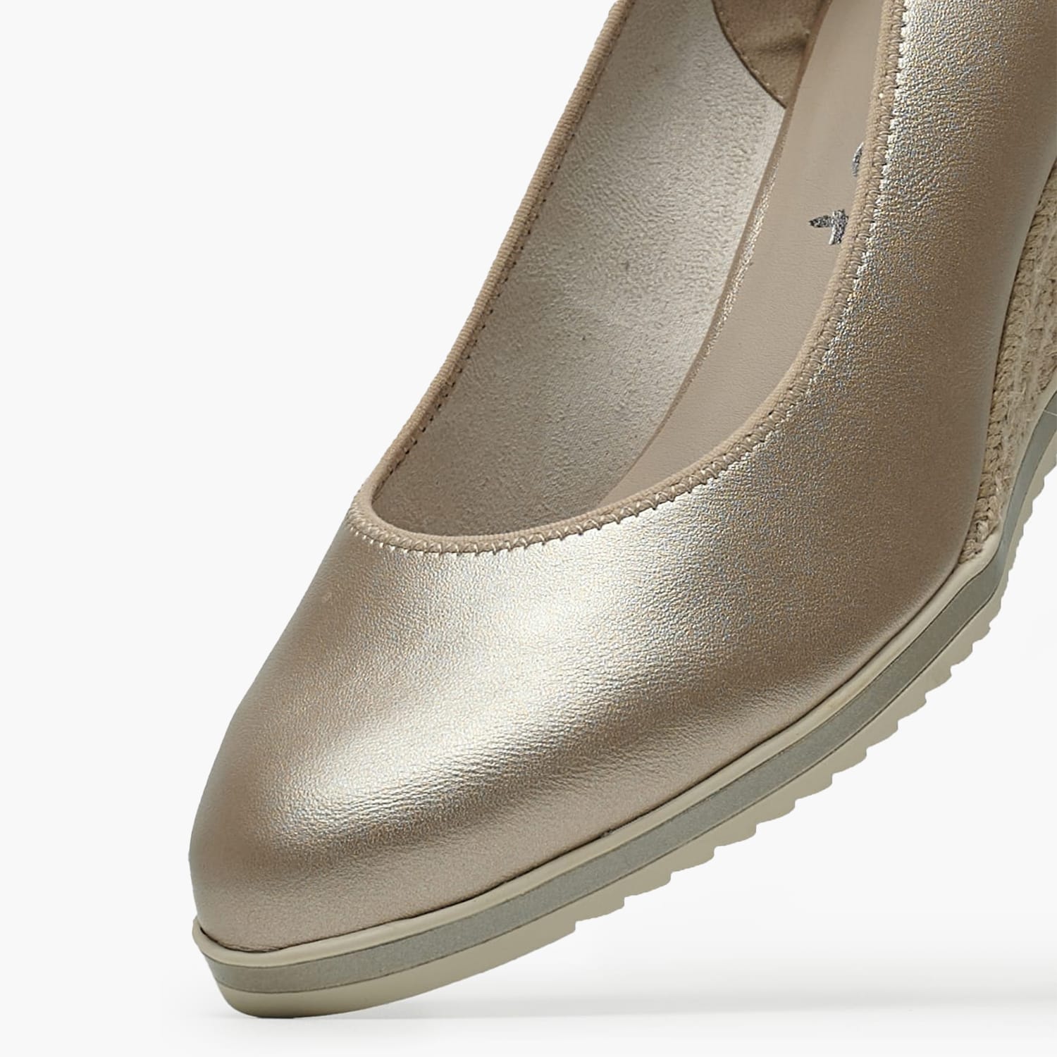 Γυναικείες Πλατφόρμες Χαμηλές 22305 Χρυσό ECOleather Tamaris